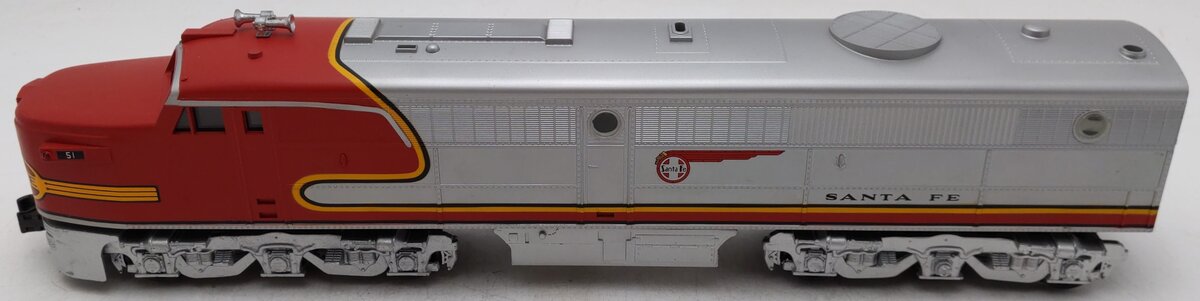 Williams AC-01 O Gauge Santa Fe Powered PA Diesel Locomotive 3-Rail #51 EX/Box