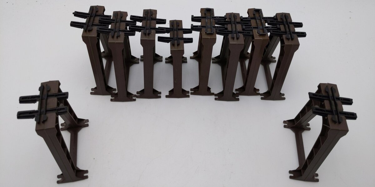 Lionel 6-12755 O Gauge Elevated Trestle Set (Set of 10) VG/Box