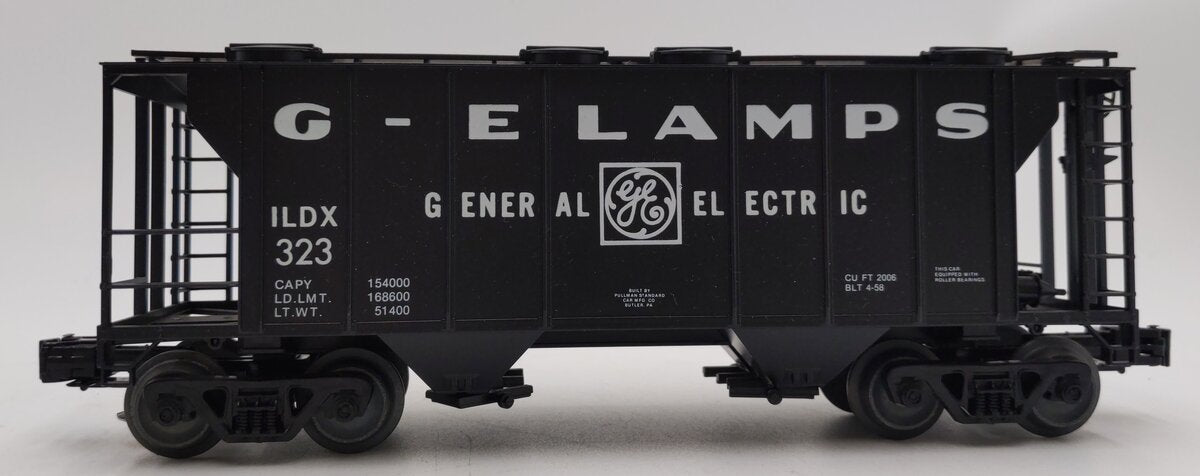 Weaver 323 O Gauge General Electric Covered Hopper Car (3-Rail) EX/Box