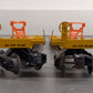 K-Line K-7702 O Gauge SP Golden Pig TTAX Articulated Flatcar Set EX