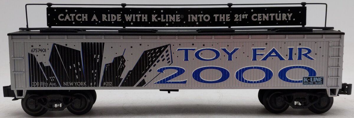 K-Line K675-7401 O Gauge Toy Fair Keokuk Vat Car LN/Box