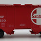 Weaver 45230 O Gauge Santa Fe Hopper (3-Rail) LN/Box