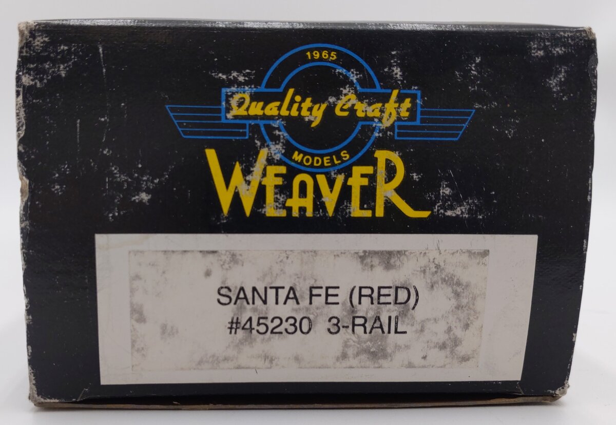 Weaver 45230 O Gauge Santa Fe Hopper (3-Rail) LN/Box