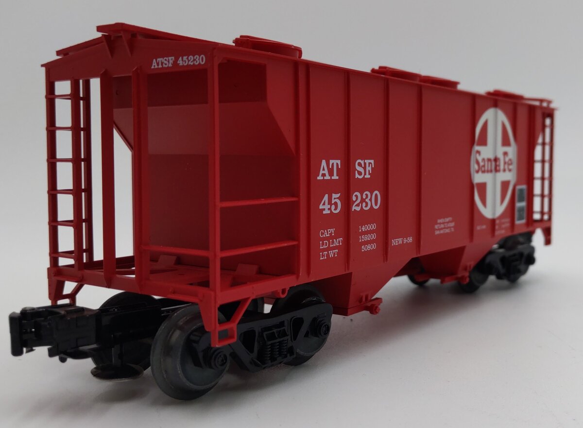 Weaver 45230 O Gauge Santa Fe Hopper (3-Rail) LN/Box