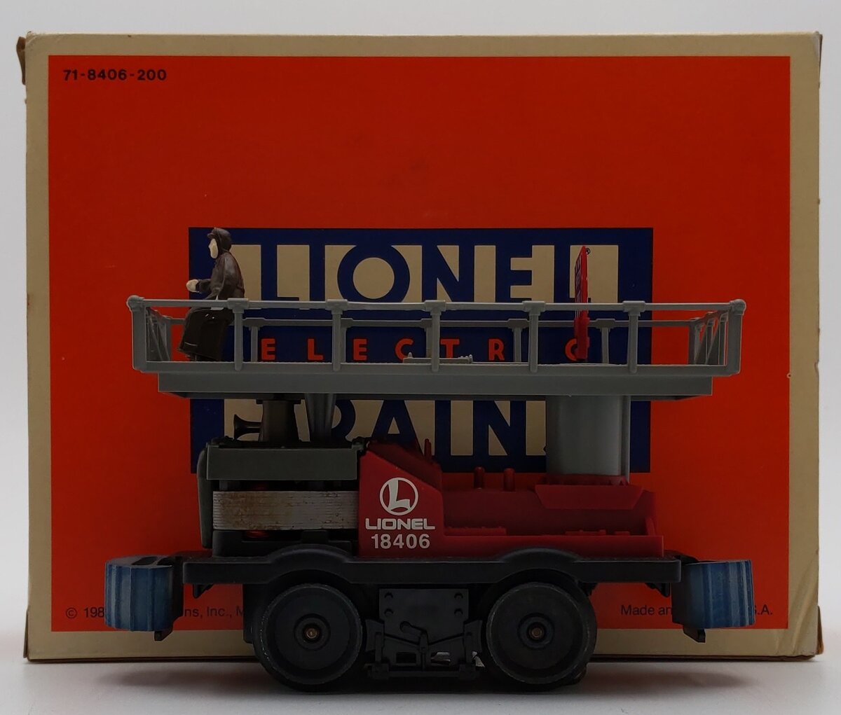 Lionel 6-18406 O Gauge Operating Track Maintenance Car EX/Box