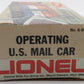 Lionel 6-9301 O Gauge US Mail Operating Boxcar #9301 - Without Mailbag EX/Box