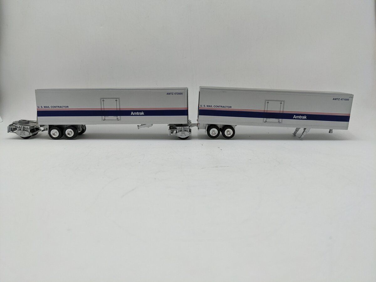 K-Line K7740-112 O Gauge Amtrak Trailer (Pack of 2) VG