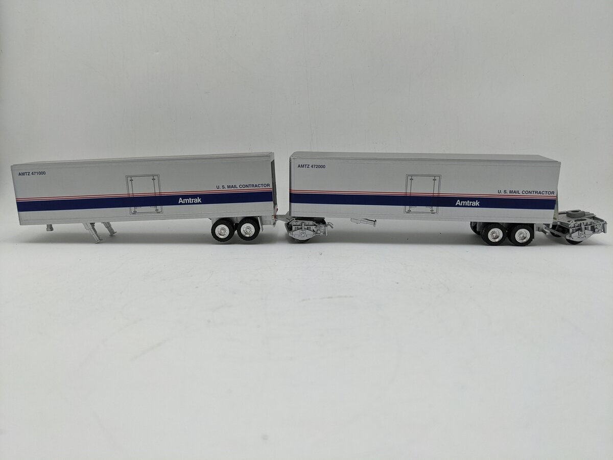 K-Line K7740-112 O Gauge Amtrak Trailer (Pack of 2) VG