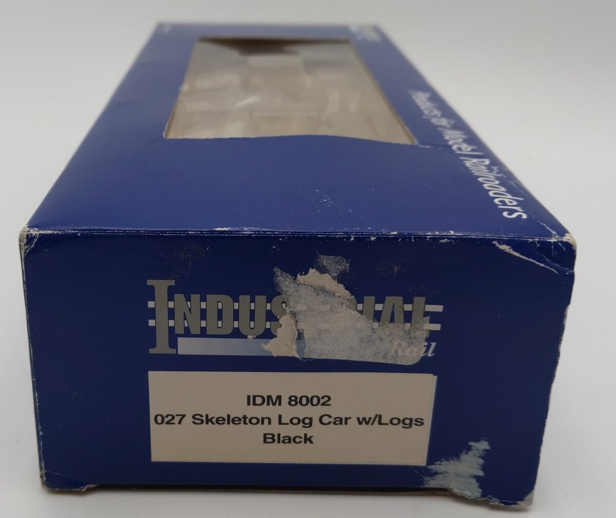 Industrial Rail IDM8002 O Gauge Skeleton Log Car with Logs EX/Box