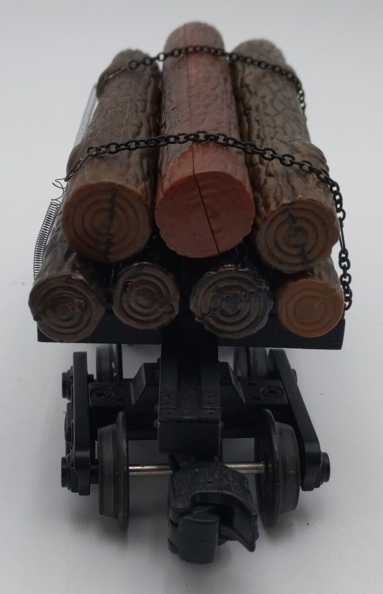 Industrial Rail IDM8002 O Gauge Skeleton Log Car with Logs EX/Box