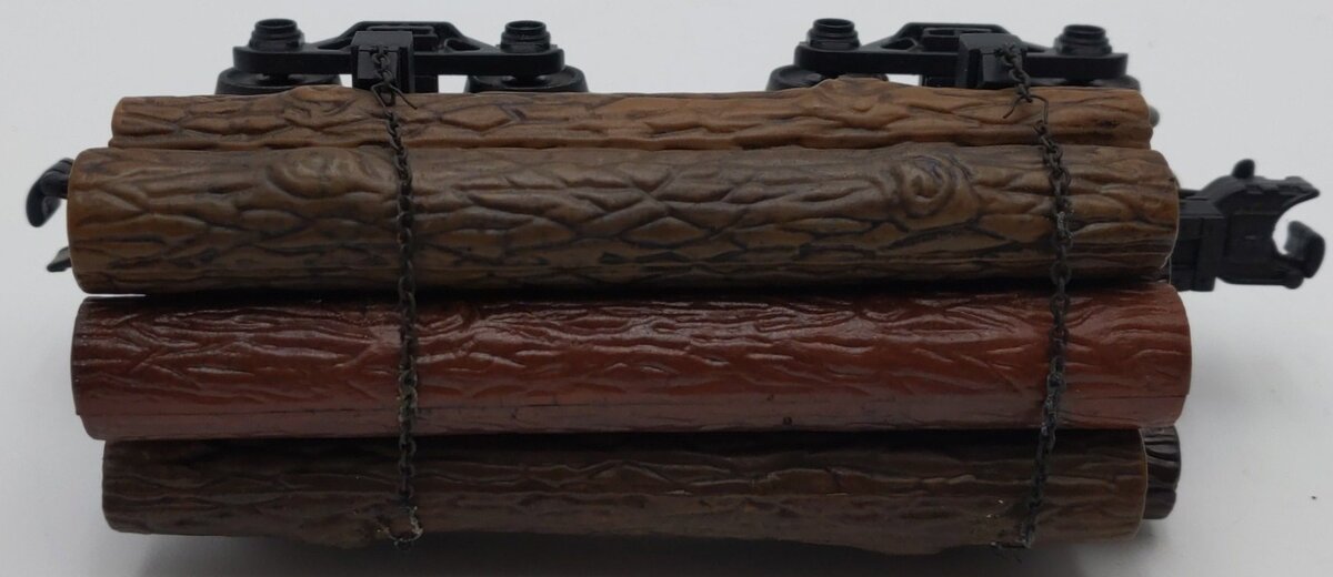 Industrial Rail IDM8002 O Gauge Skeleton Log Car with Logs EX/Box