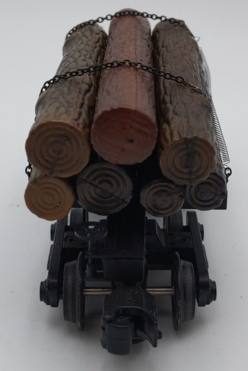 Industrial Rail IDM8002 O Gauge Skeleton Log Car with Logs EX/Box