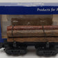 Industrial Rail IDM8002 O Gauge Skeleton Log Car with Logs EX/Box