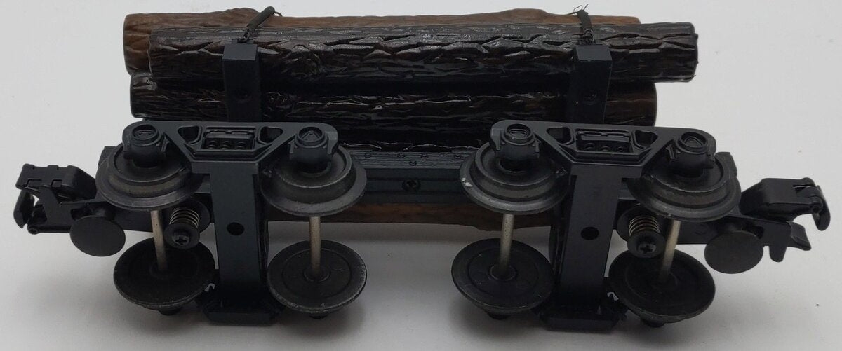 Industrial Rail IDM8002 O Gauge Skeleton Log Car with Logs EX/Box