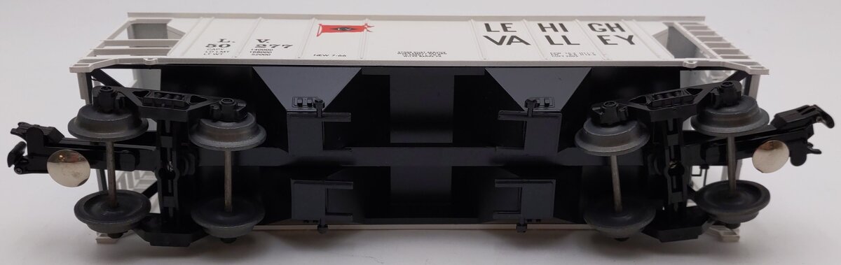 Weaver 50277 O Gauge Lehigh Valley 2-Bay Hopper - 3 Rail EX/Box