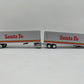 K-Line K7740-110 O Gauge Santa Fe Trailer 2-PAC VG