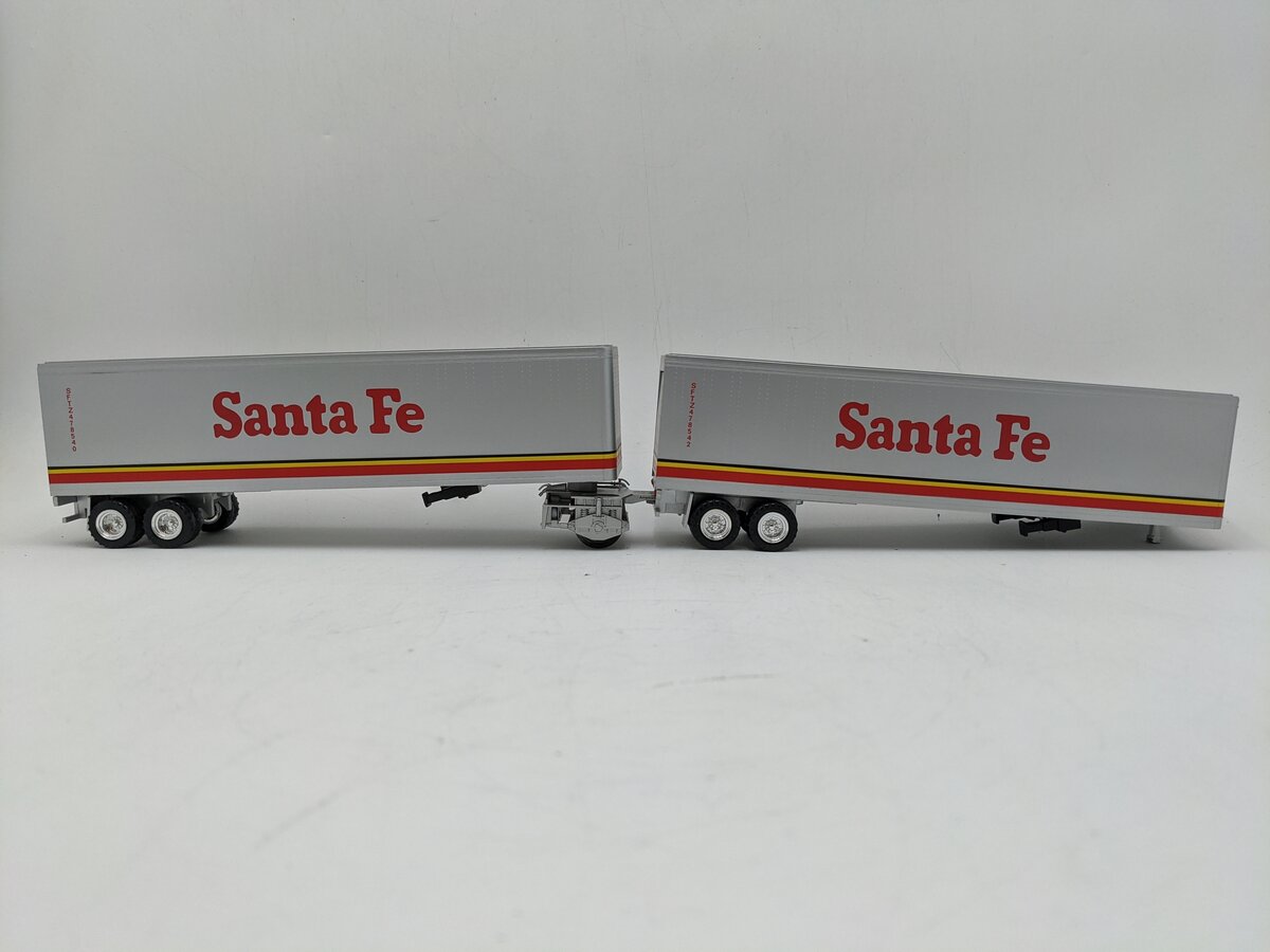 K-Line K7740-110 O Gauge Santa Fe Trailer 2-PAC VG