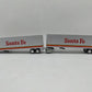 K-Line K7740-110 O Gauge Santa Fe Trailer 2-PAC VG