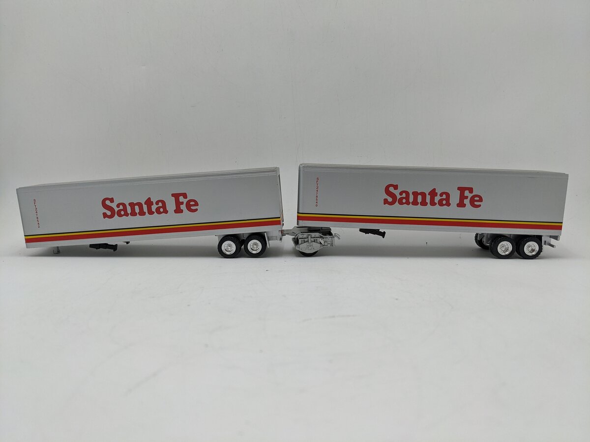 K-Line K7740-110 O Gauge Santa Fe Trailer 2-PAC VG