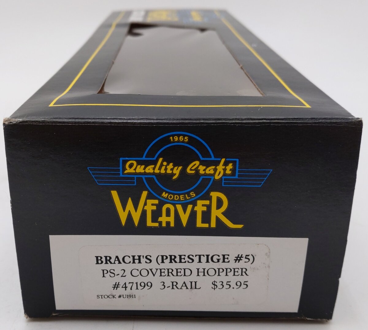 Weaver U1911 O Gauge Brach's Candy PS-2 3-Rail Covered Hopper Car #47199 EX/Box