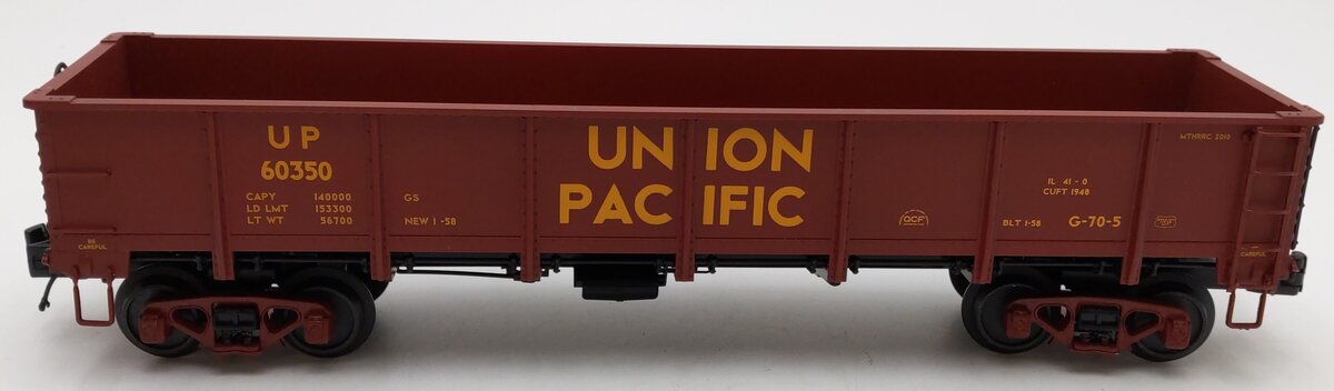 MTH 20-98094 O Gauge Union Pacific 55 Ton All Steel Drop Bottom Gondola #60350 LN/Box