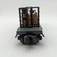 Lionel 6-16347 O Gauge Ontario Northland Bulkhead Flat w/Wood Load EX