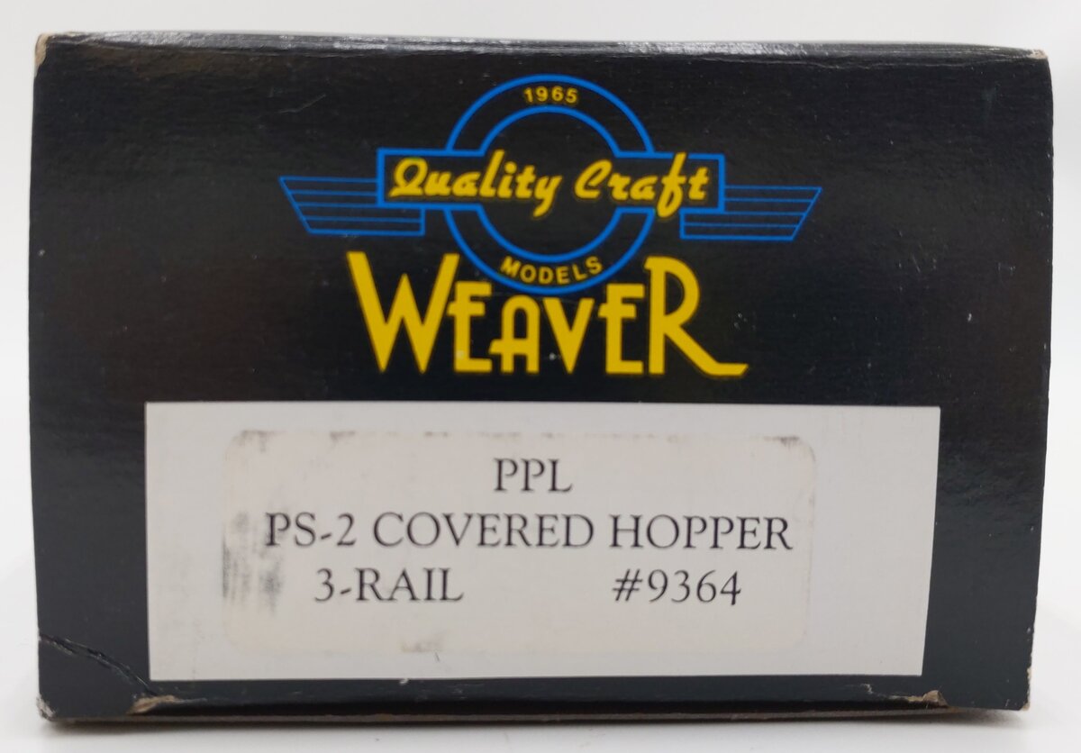 Weaver 9364 O Gauge PPL PS-2 Covered Hopper 3-Rail LN/Box
