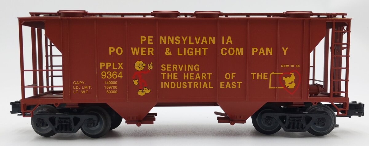 Weaver 9364 O Gauge PPL PS-2 Covered Hopper 3-Rail LN/Box