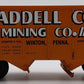 MTH 20-97200 O Waddell Coal MTHRRC 2007 Fish Belly Hopper Car w/Load #107 EX/Box