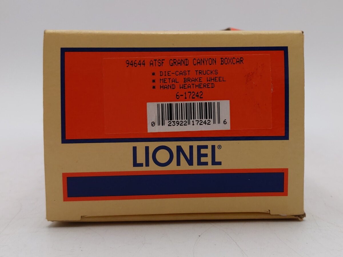Lionel 6-17242 O Gauge AT&SF Grand Canyon Boxcar #94644 LN/Box