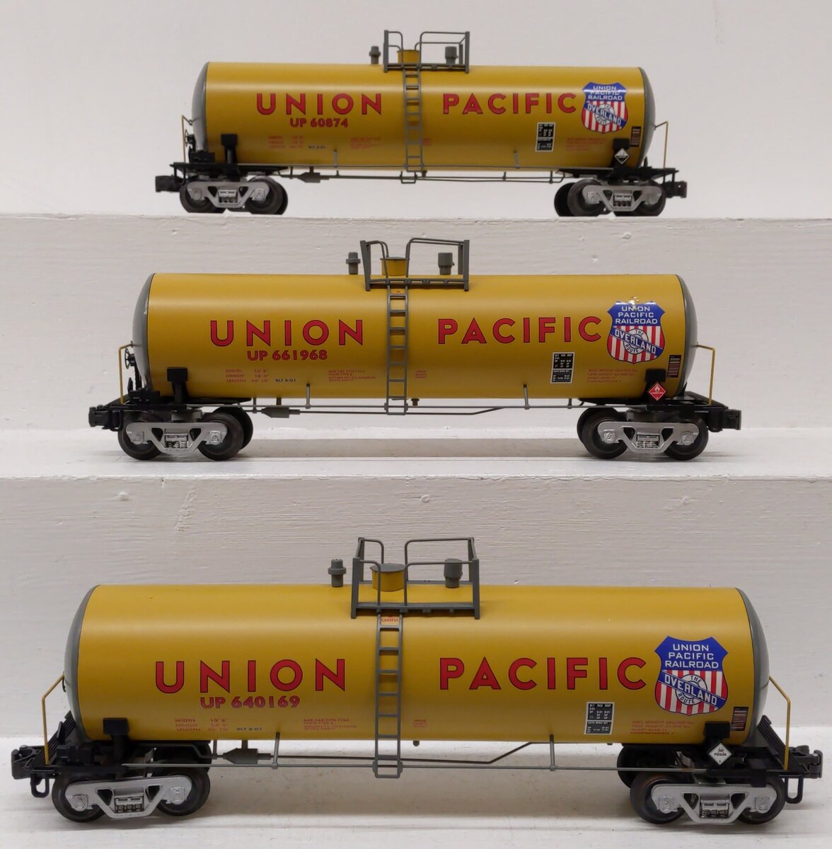 K-Line K6333-2112A O Gauge Union Pacific Tank Cars Set (3)
