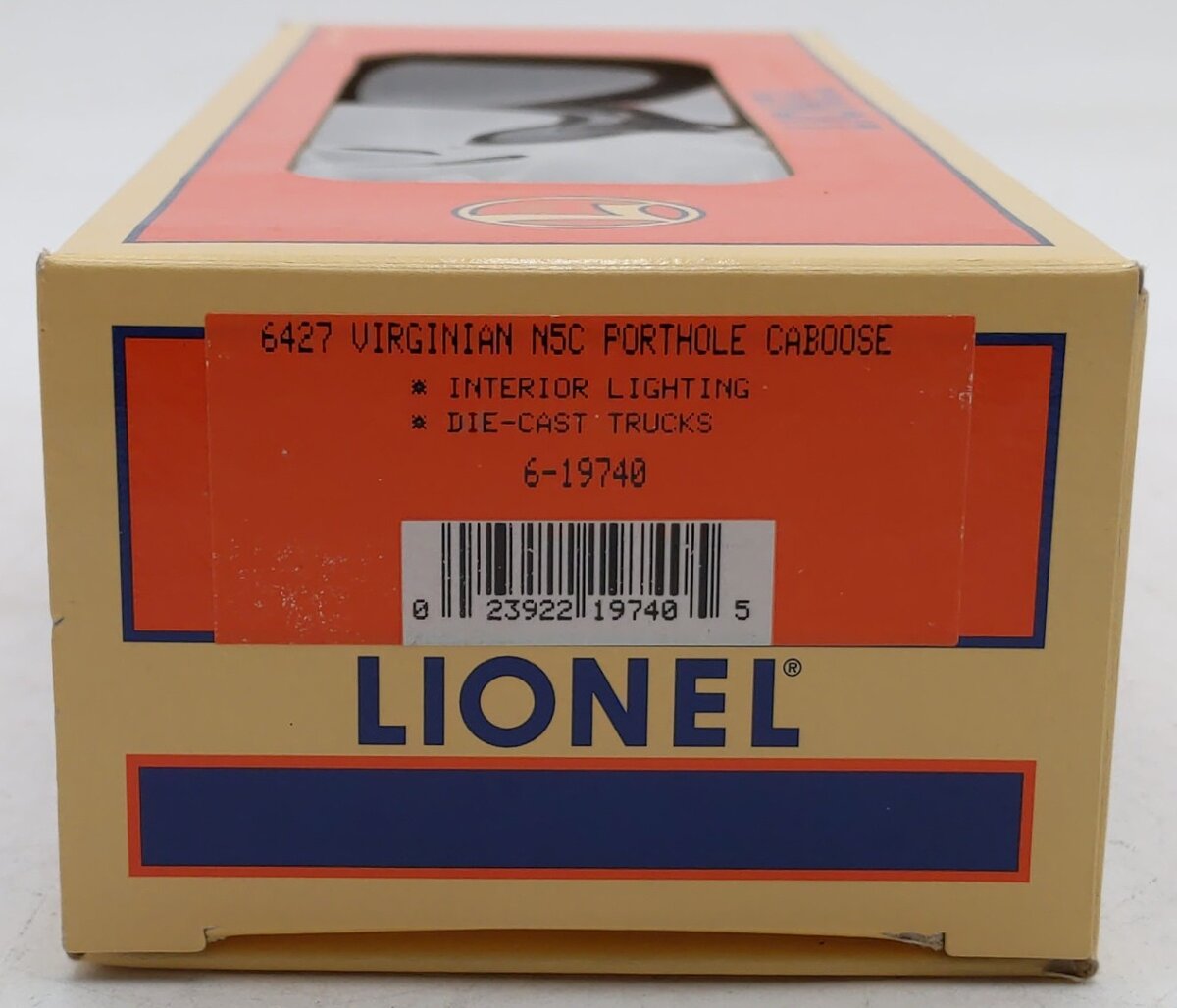 Lionel 6-19740 O Gauge Virginian Post War Celebration Series N5c Caboose #6427 EX/Box
