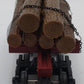 Industrial Rail IDM8001 O27 Skeleton Log Car with Logs EX/Box
