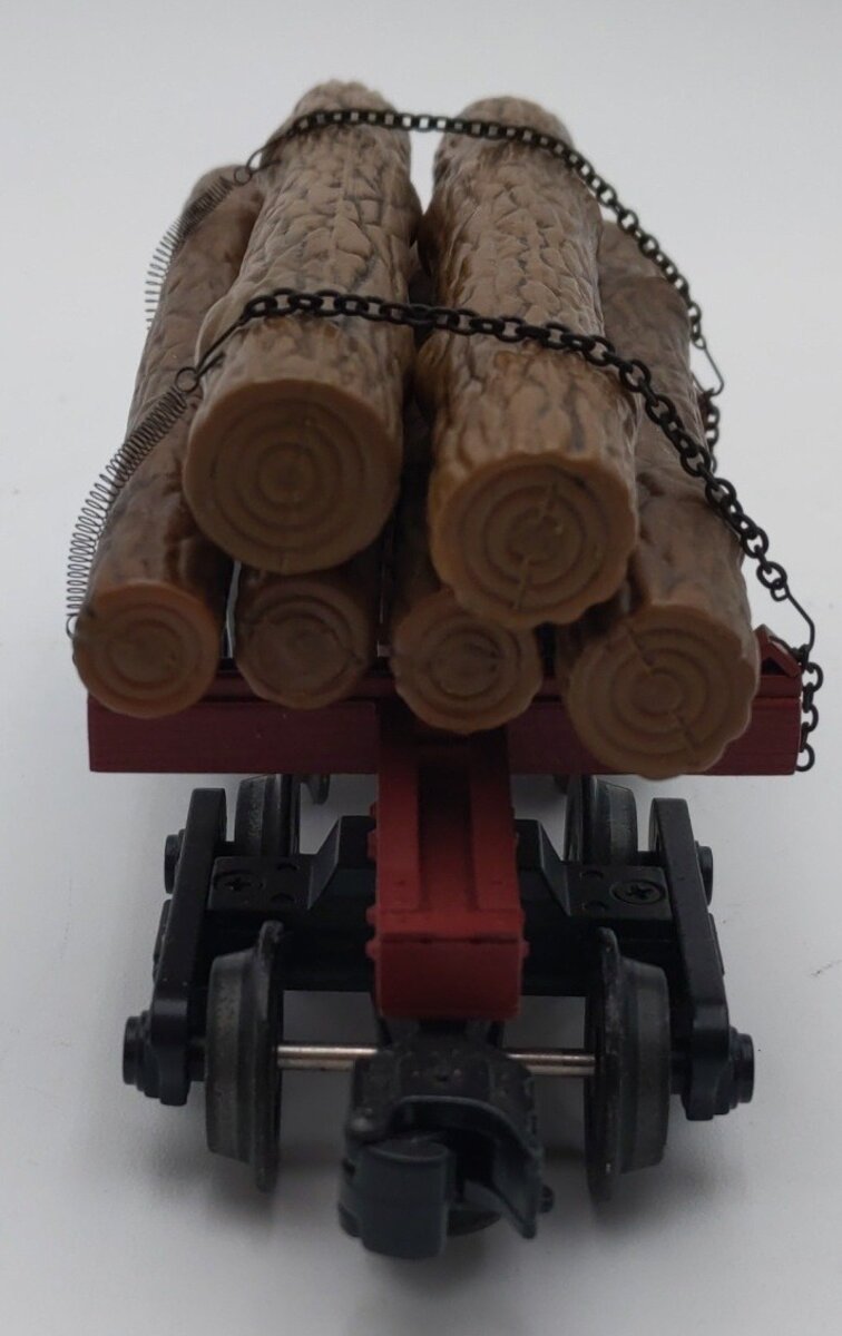 Industrial Rail IDM8001 O27 Skeleton Log Car with Logs EX/Box