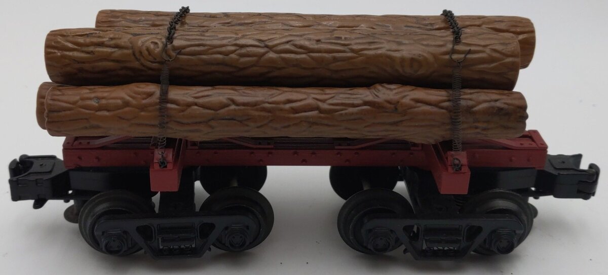 Industrial Rail IDM8001 O27 Skeleton Log Car with Logs EX/Box