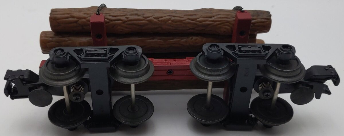 Industrial Rail IDM8001 O27 Skeleton Log Car with Logs EX/Box