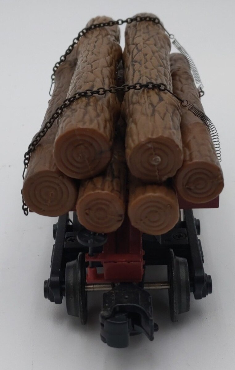 Industrial Rail IDM8001 O27 Skeleton Log Car with Logs EX/Box