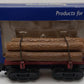 Industrial Rail IDM8001 O27 Skeleton Log Car with Logs EX/Box