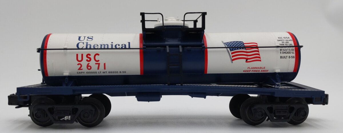 Industrial Rail IDM6006 O Gauge US Chemical Single Dome Tank Car #2671 LN/Box