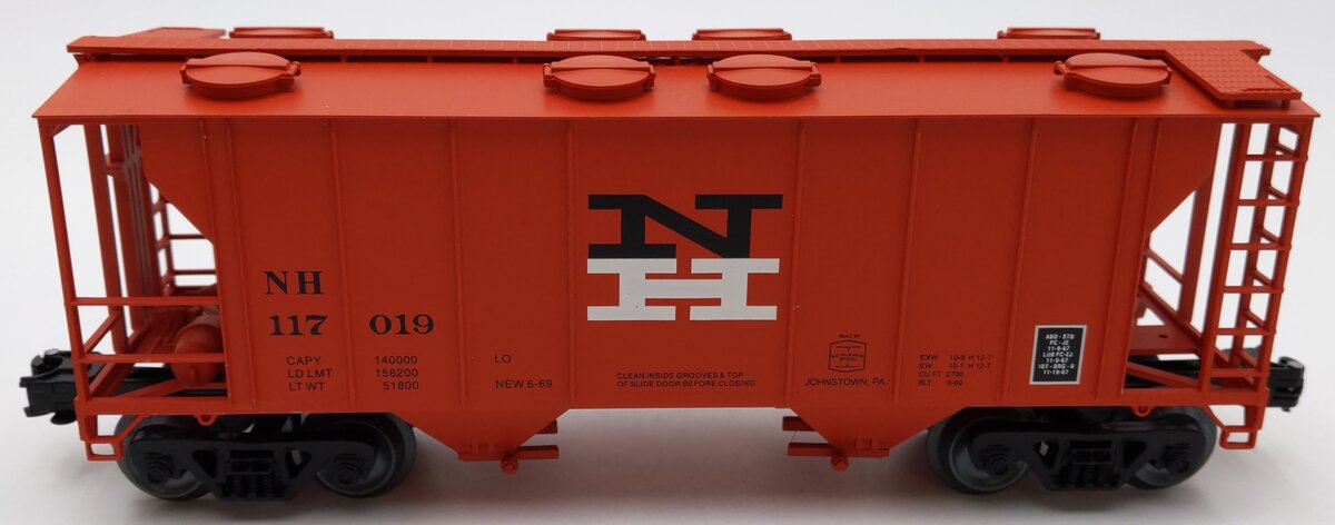 Weaver 117019 O Gauge New Haven PS-2 Covered Hopper (3-Rail) EX/Box