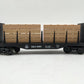 Industrial Rail 7502 O Baltimore & Ohio Flatcar w/Bulkheads & Stakes #8955 EX