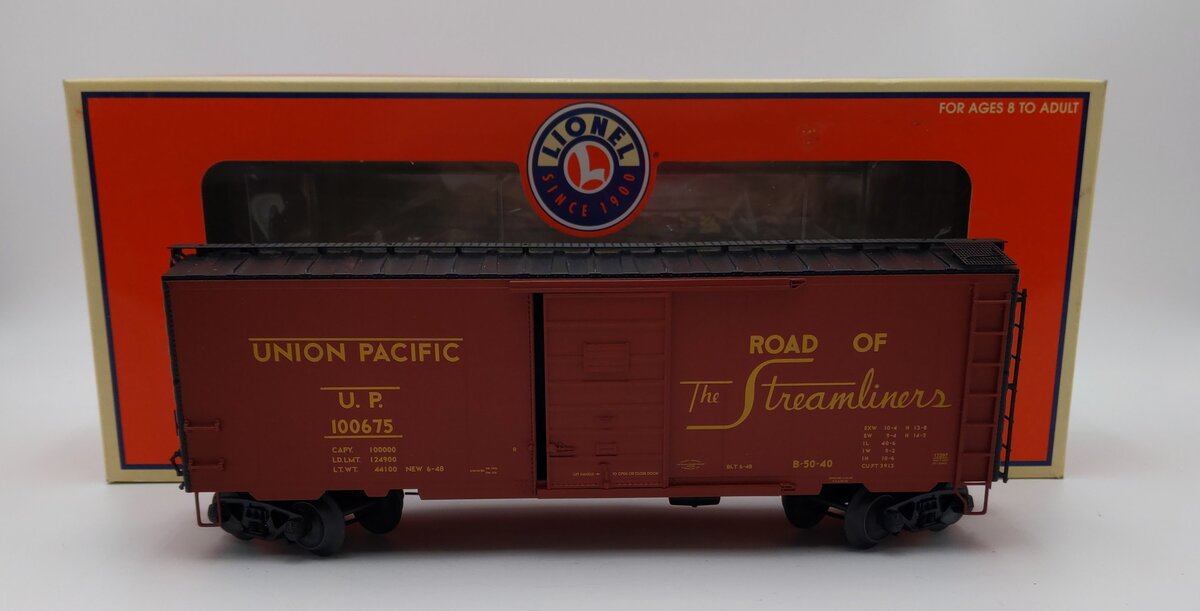 Lionel 6-17297 O Gauge Union Pacific PS-1 Boxcar #100675 LN/Box