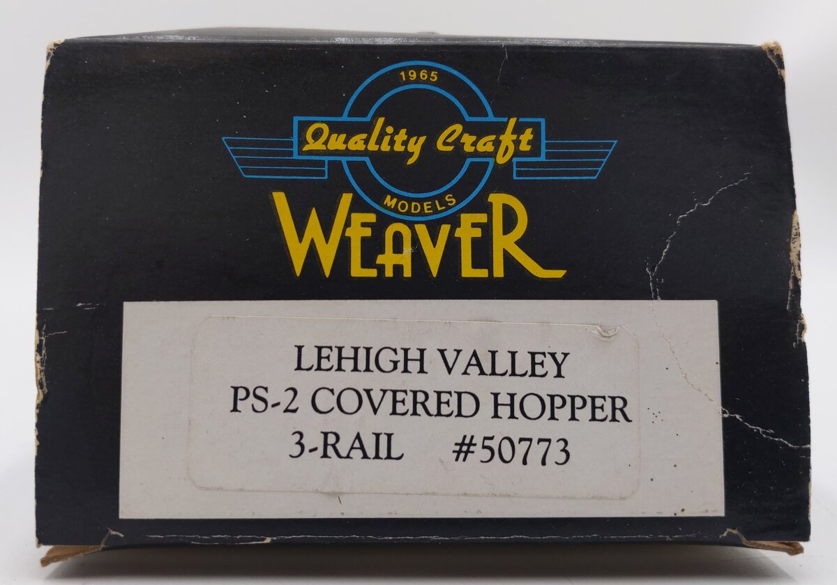 Weaver 50773 O Gauge Lehigh Valley PS-2 Covered Hopper (3-Rail) EX/Box
