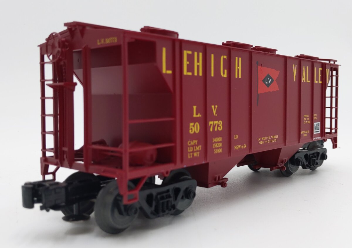 Weaver 50773 O Gauge Lehigh Valley PS-2 Covered Hopper (3-Rail) EX/Box