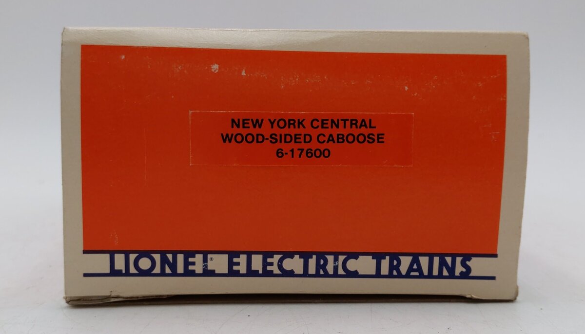 Lionel 6-17600 O Gauge New York Central Woodside Illuminated Caboose #17600 LN/Box