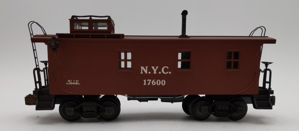 Lionel 6-17600 O Gauge New York Central Woodside Illuminated Caboose #17600 LN/Box