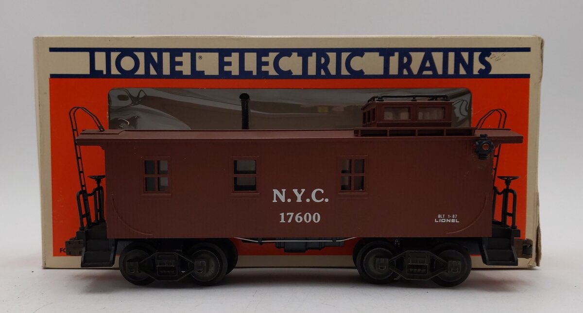 Lionel 6-17600 O Gauge New York Central Woodside Illuminated Caboose #17600 LN/Box