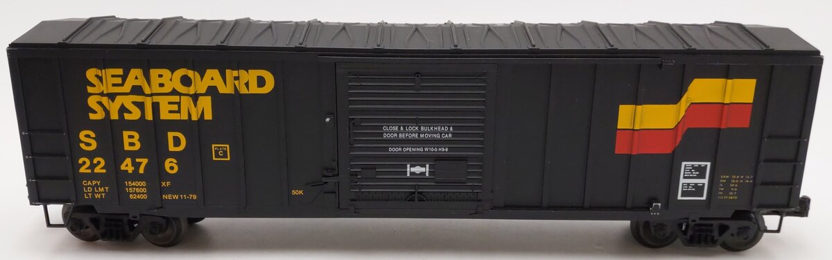Weaver 2030 Seaboard Hi Rail 50' Outside Braced Boxcar #22476 (3 Rail) EX/Box