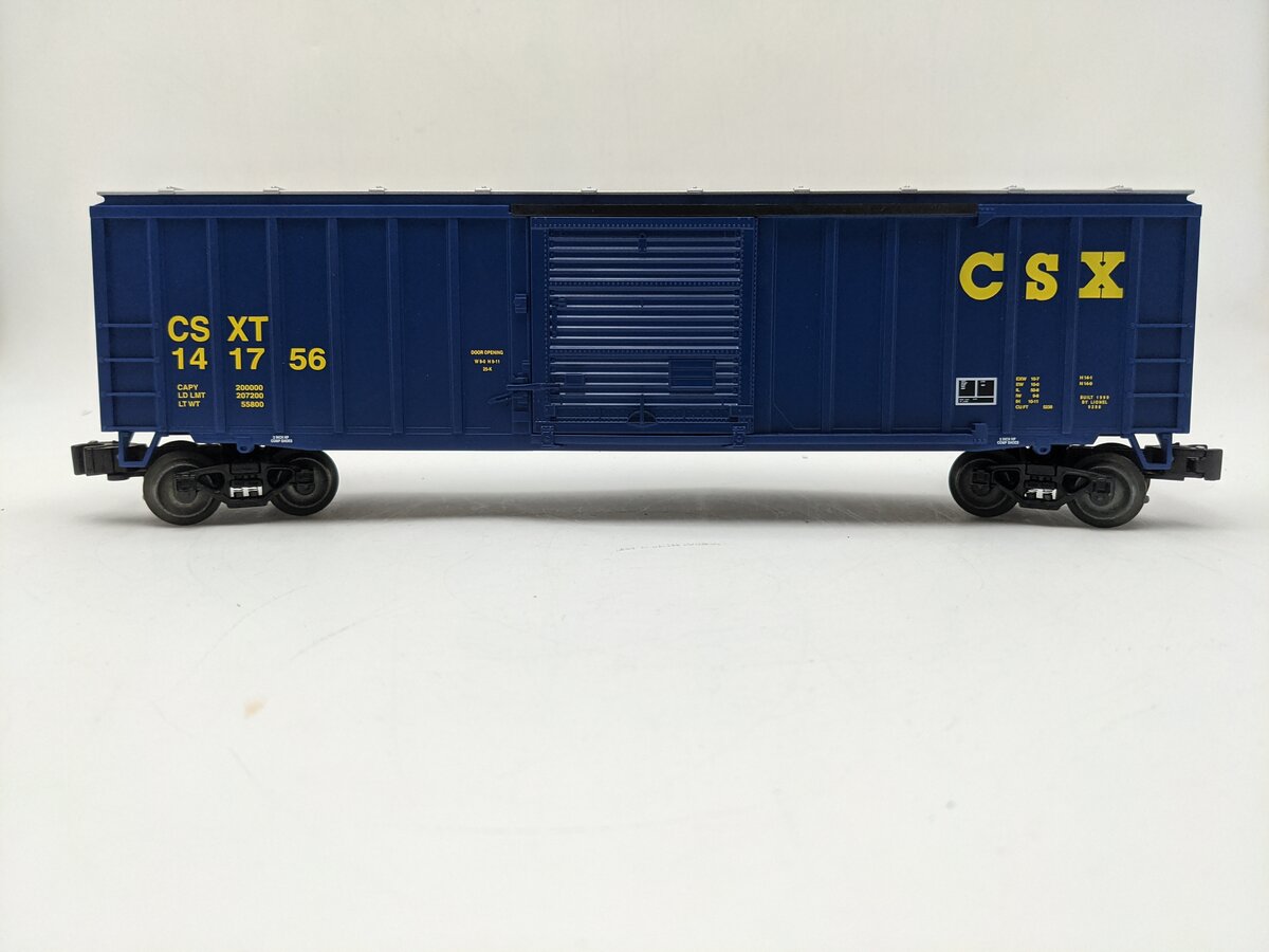 Lionel 6-17253 O Gauge CSX 50' Modern Boxcar #141756 EX