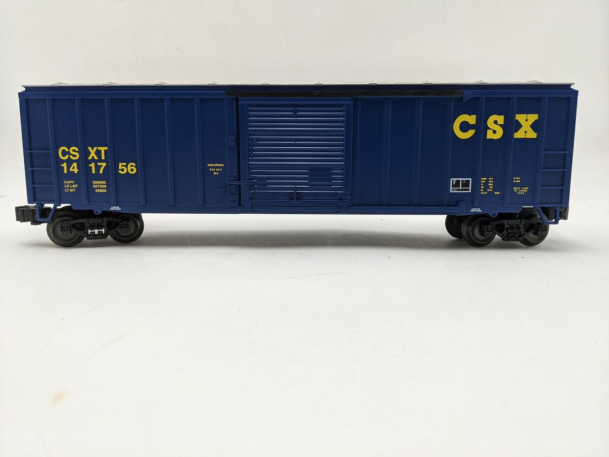Lionel 6-17253 O Gauge CSX 50' Modern Boxcar #141756 EX